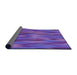 Thickness of Patterned Purple Rug, pat1507pur