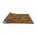 Thickness of Patterned Tomato Red Rug, pat1508org