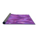 Thickness of Patterned Crimson Purple Rug, pat1510pur