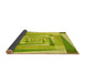 Thickness of Patterned Pistachio Green Rug, pat1514yw