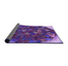 Thickness of Patterned Purple Rug, pat1515pur