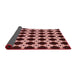 Thickness of Patterned Light Coral Pink Rug, pat1516rd