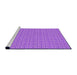 Sideview of Machine Washable Transitional Violet Purple Rug, wshpat1518pur