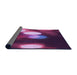Thickness of Patterned Orchid Purple Rug, pat152pur