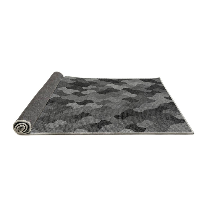 Thickness of Patterned Gray Rug, pat1520gry