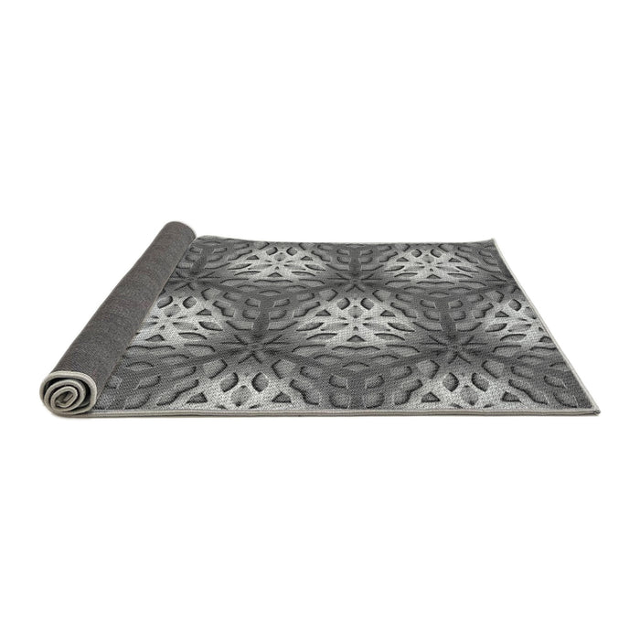 Thickness of Patterned Gray Rug, pat1522gry