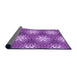 Thickness of Patterned Purple Rug, pat1522pur