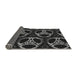 Thickness of Patterned Midnight Gray Rug, pat1526gry