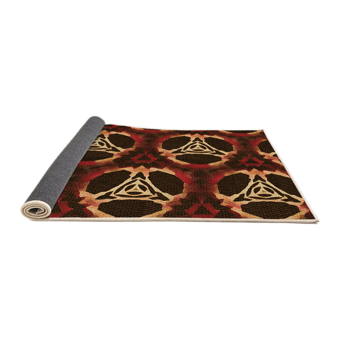 Thickness of Patterned Red Rug, pat1526org