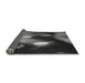 Thickness of Patterned Charcoal Black Rug, pat153gry