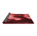 Thickness of Patterned Red Rug, pat153rd