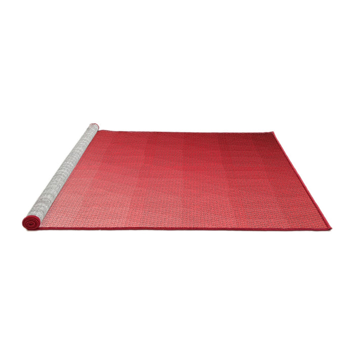 Sideview of Machine Washable Transitional Red Rug, wshpat1530rd