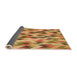 Thickness of Patterned Orange Rug, pat1533org