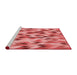 Sideview of Machine Washable Transitional Light Coral Pink Rug, wshpat1533rd