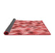 Thickness of Patterned Light Coral Pink Rug, pat1533rd