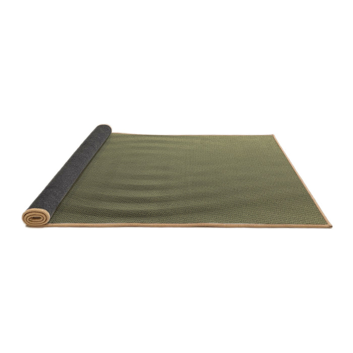 Thickness of Patterned Brass Green Rug, pat1538brn