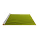 Sideview of Machine Washable Transitional Pistachio Green Rug, wshpat1538yw