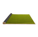 Thickness of Patterned Pistachio Green Rug, pat1538yw