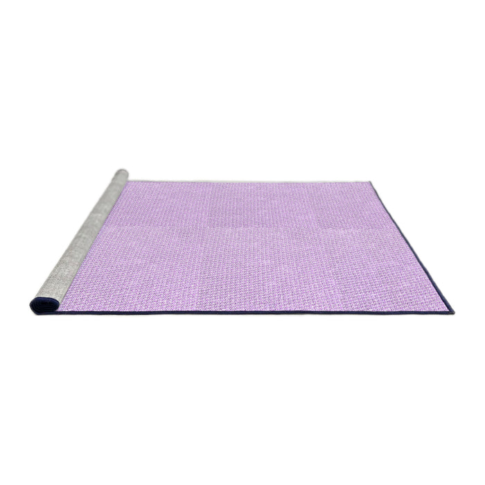 Sideview of Machine Washable Transitional Violet Purple Rug, wshpat1542pur