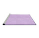 Sideview of Machine Washable Transitional Violet Purple Rug, wshpat1542pur