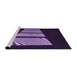 Sideview of Machine Washable Transitional Purple Violet Purple Rug, wshpat1545pur