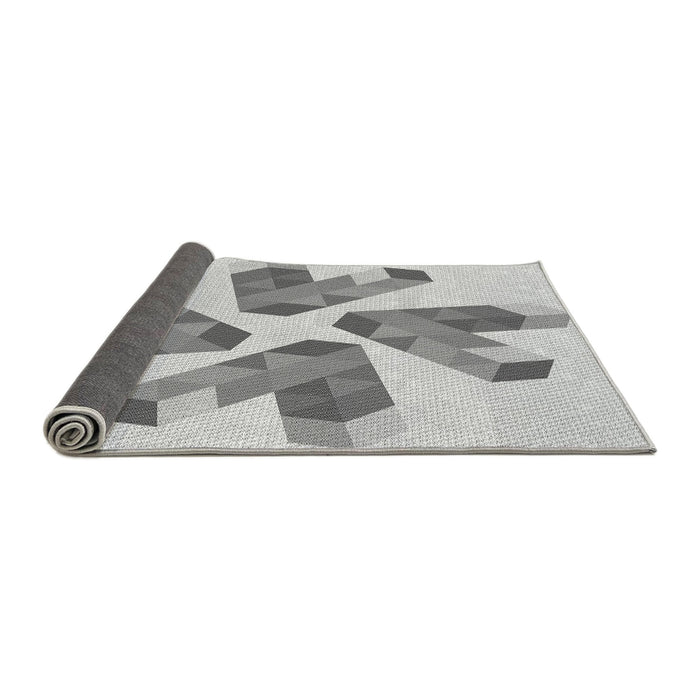 Thickness of Patterned Gray Rug, pat1547gry