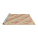 Sideview of Machine Washable Transitional Orange Rug, wshpat1556brn