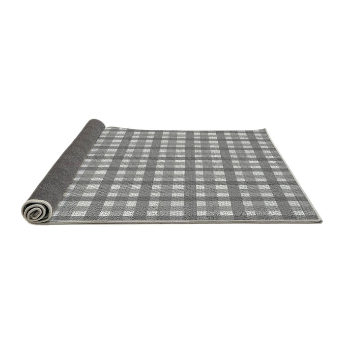 Thickness of Patterned Silver Gray Rug, pat1558gry