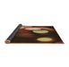 Thickness of Patterned Light Brown Rug, pat156brn