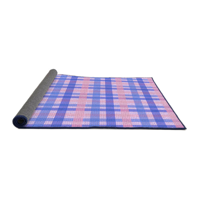 Thickness of Patterned Purple Rug, pat1560pur