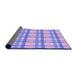 Thickness of Patterned Purple Rug, pat1560pur