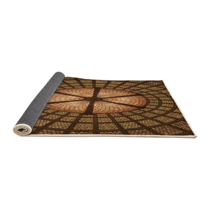Thickness of Patterned Red Rug, pat1562org