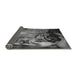 Thickness of Patterned Gunmetal Gray Rug, pat1563gry