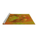 Sideview of Machine Washable Transitional Red Rug, wshpat1566yw