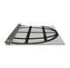 Thickness of Patterned Platinum Gray Rug, pat1567gry