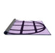 Thickness of Patterned Purple Rug, pat1567pur