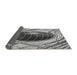 Thickness of Patterned Silver Gray Rug, pat1568gry