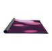 Thickness of Patterned Orchid Purple Rug, pat157pur