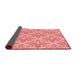 Thickness of Patterned Pastel Pink Rug, pat1573rd