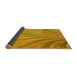 Thickness of Patterned Deep Yellow Rug, pat1575yw