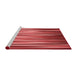 Sideview of Machine Washable Transitional Red Rug, wshpat1578rd