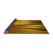 Thickness of Patterned Tomato Red Rug, pat1579yw