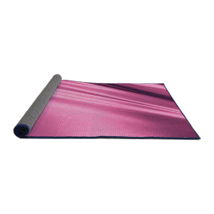 Thickness of Patterned Pink Rug, pat1580pur