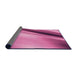 Thickness of Patterned Pink Rug, pat1581pur