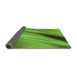 Thickness of Patterned Dark Lime Green Rug, pat1582grn