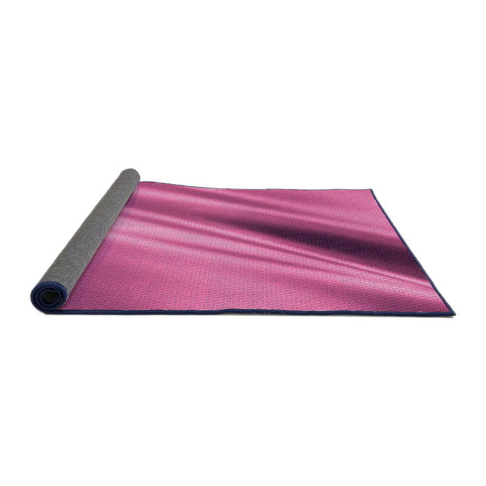 Thickness of Patterned Pink Rug, pat1582pur