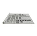 Sideview of Machine Washable Transitional Platinum Gray Rug, wshpat1584gry