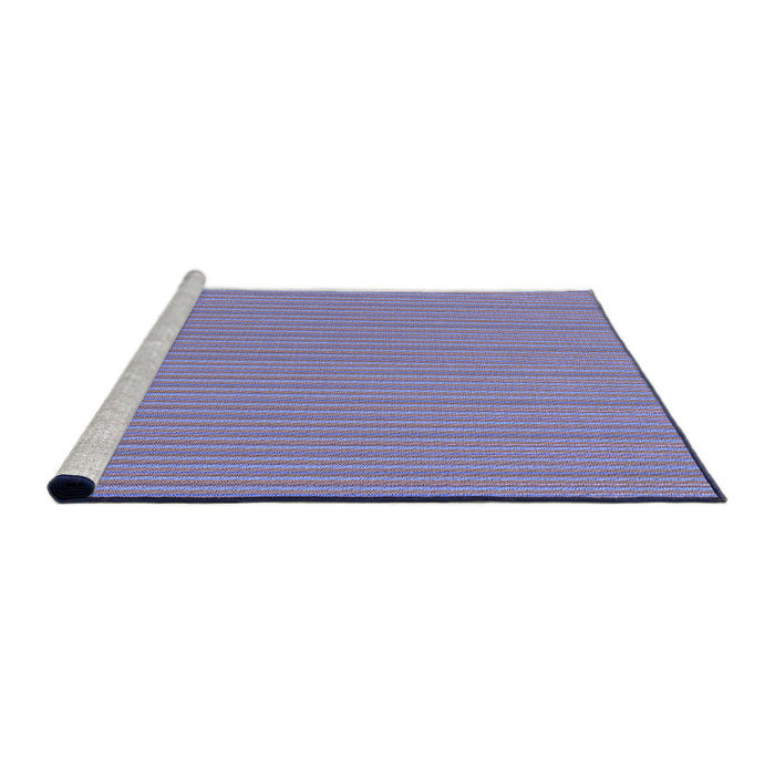 Sideview of Machine Washable Transitional Lavender Purple Rug, wshpat1591pur