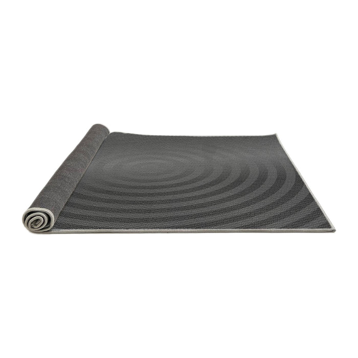 Thickness of Patterned Silver Gray Rug, pat1593gry
