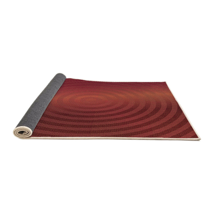 Thickness of Patterned Red Rug, pat1593org